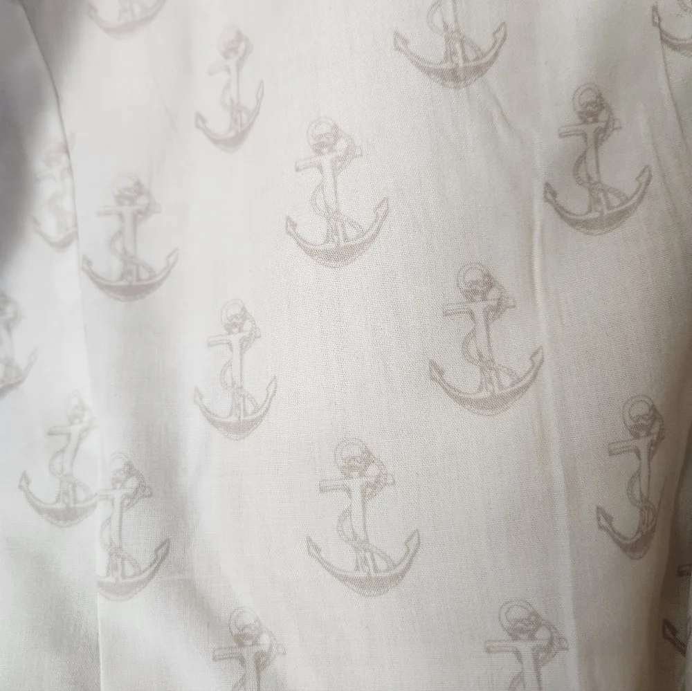 British Khaki Vintage Old Money Tailored Coastal Creme Linen Blazer Size M